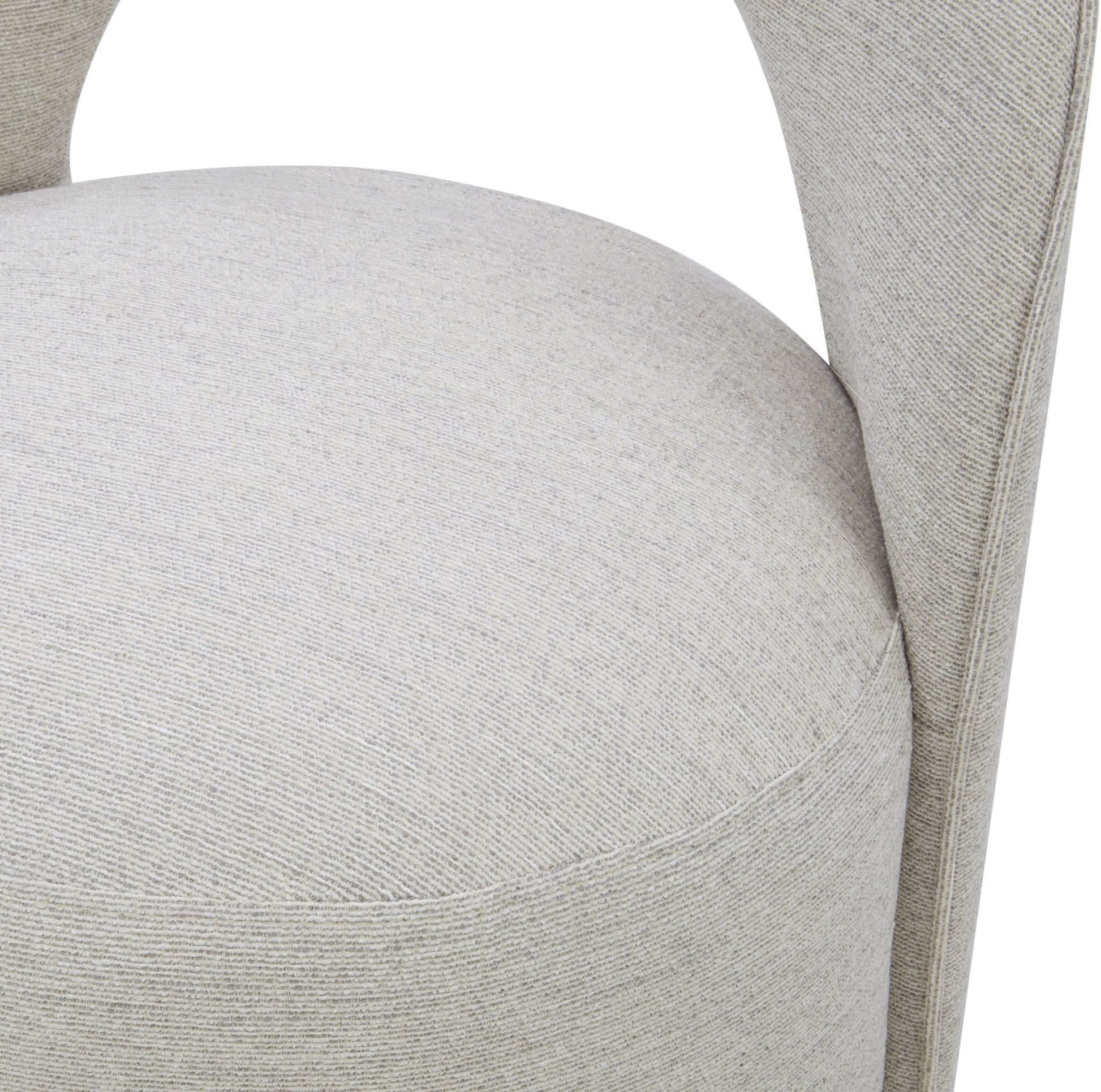 Arc off white Armless chair leg wheel Dining Chairs| Roots Furniture