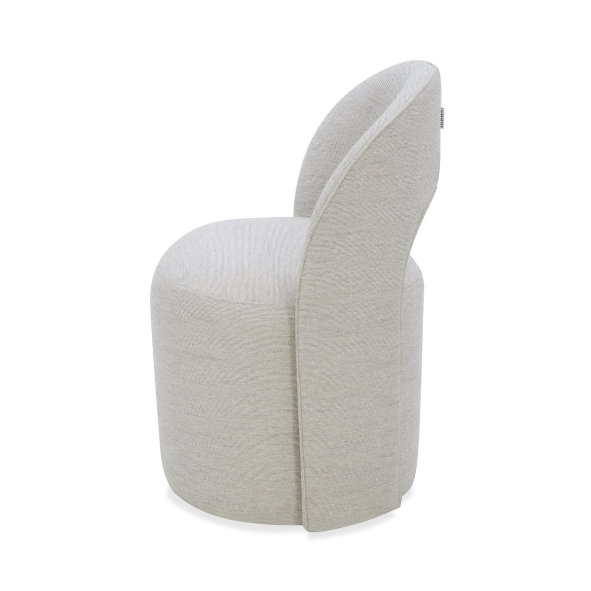Arc off white Armless chair leg wheel Dining Chairs| Roots Furniture