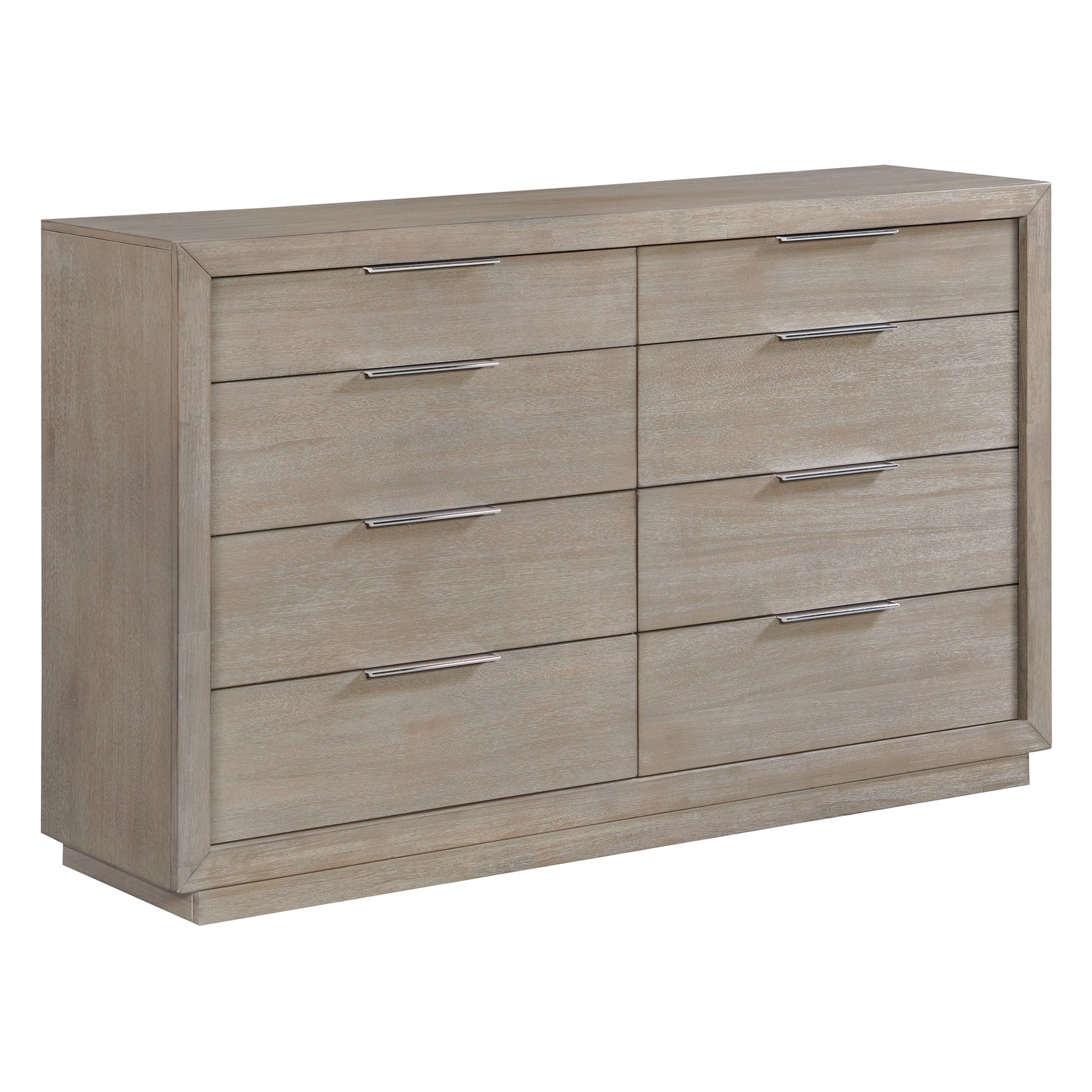 Arcadia 8-Drawer Dresser in Grey Dressers| ROOTS FURNITURE