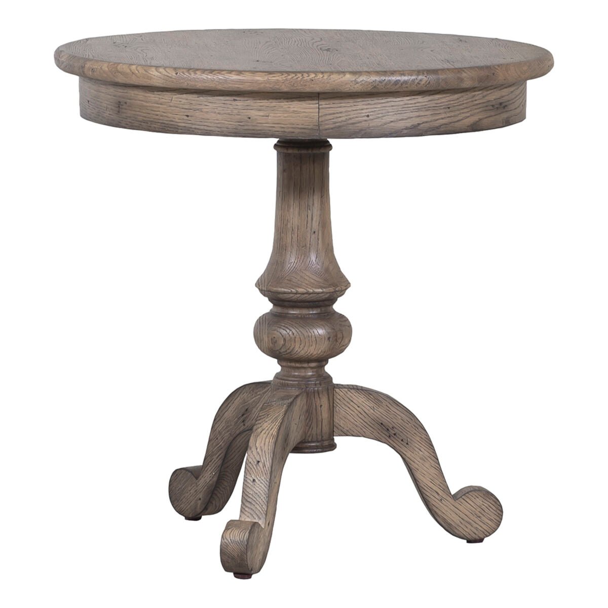 Arcadian Round Pedestal End Table Accent & End Tables| Fairfield Chair