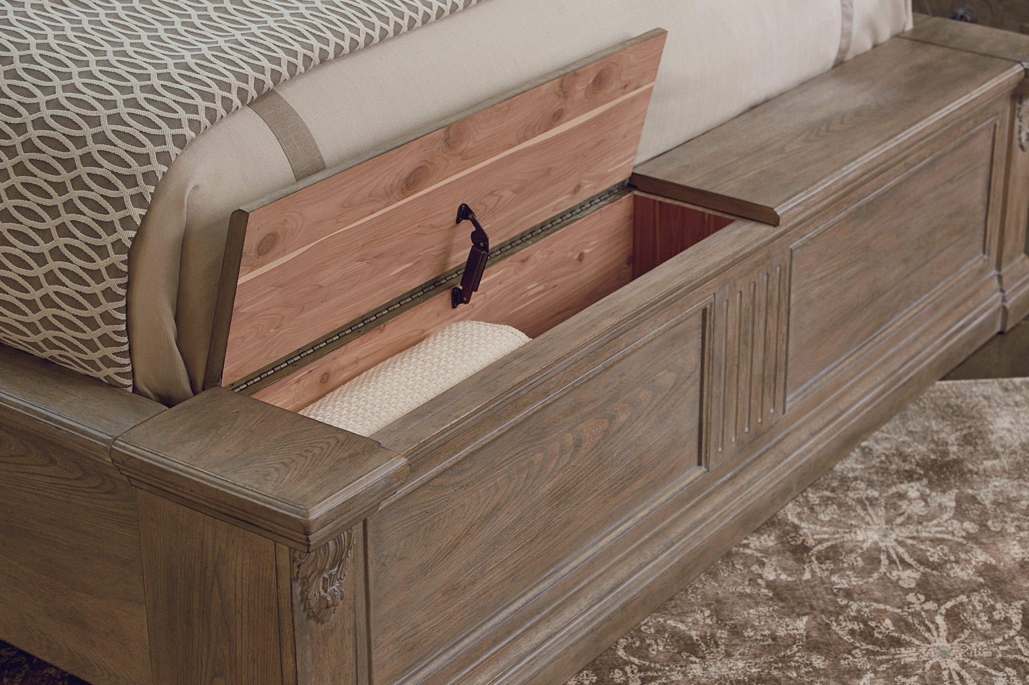 Arch Salvage California Chambers Panel Bed Beds| A.R.T. Furniture