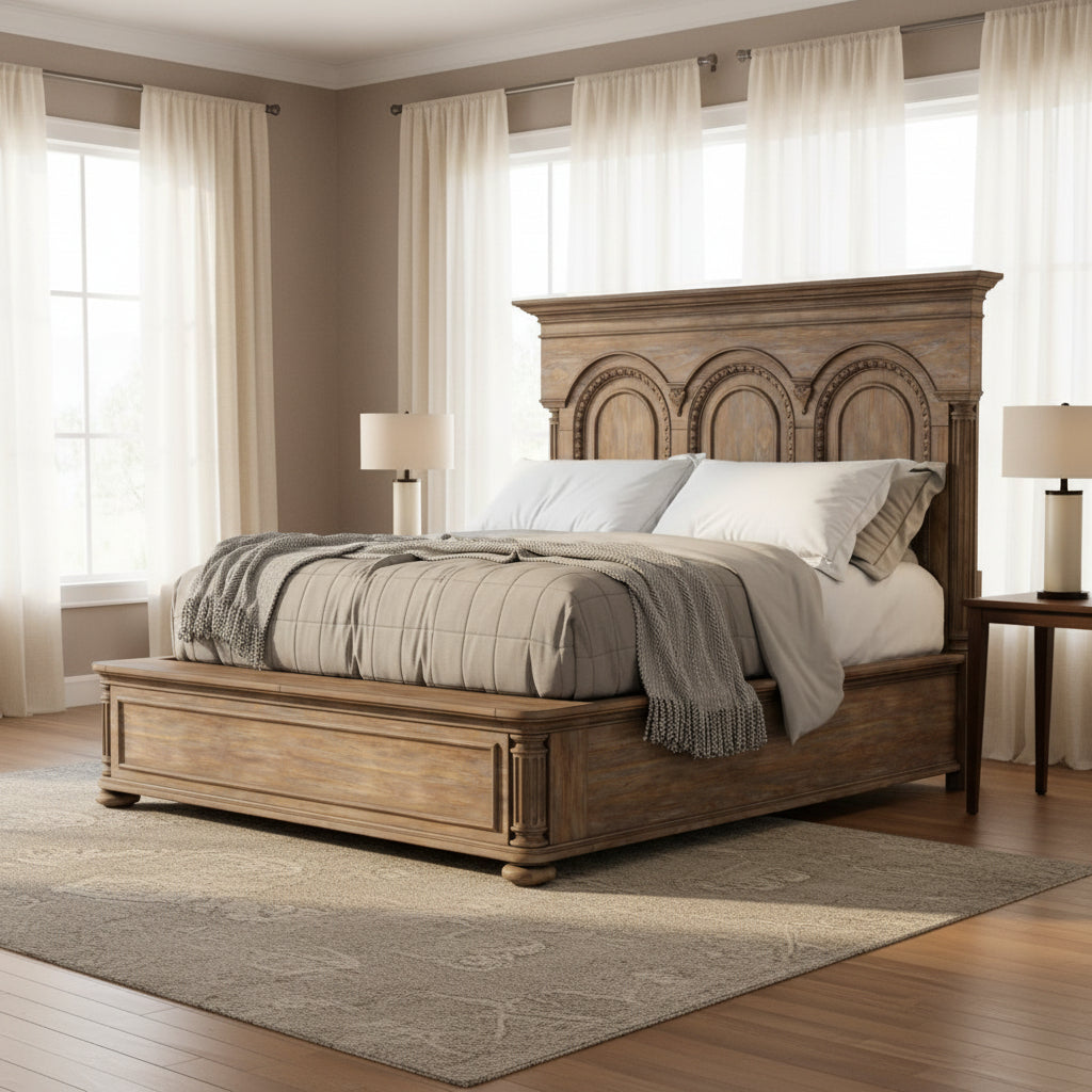 Architrave King Panel Bed Beds| A.R.T. Furniture