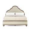Architrave Queen Upholstered Panel Bed - Al Rugaib Furniture