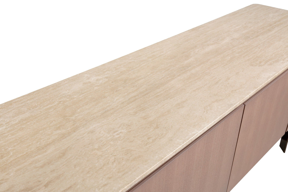 Arcline Beige Sideboard Consoles & Sideboards| AlRugaib Furniture