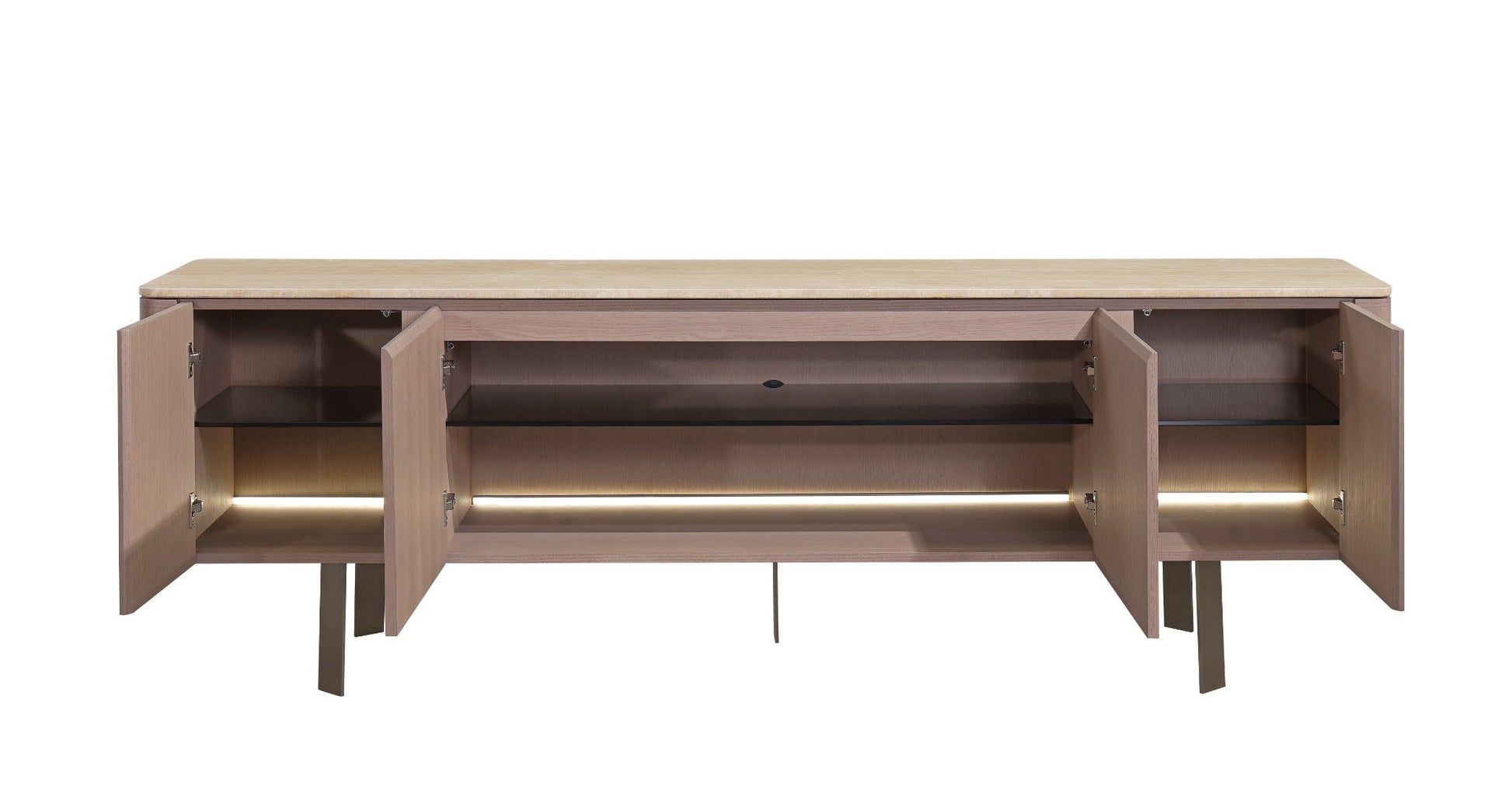 Arcline Beige Sideboard Consoles & Sideboards| AlRugaib Furniture