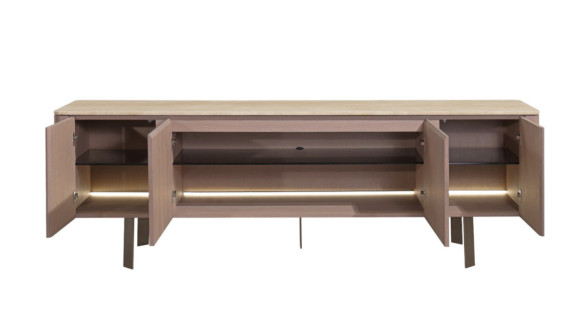 Arcline Beige Sideboard Consoles & Sideboards| AlRugaib Furniture