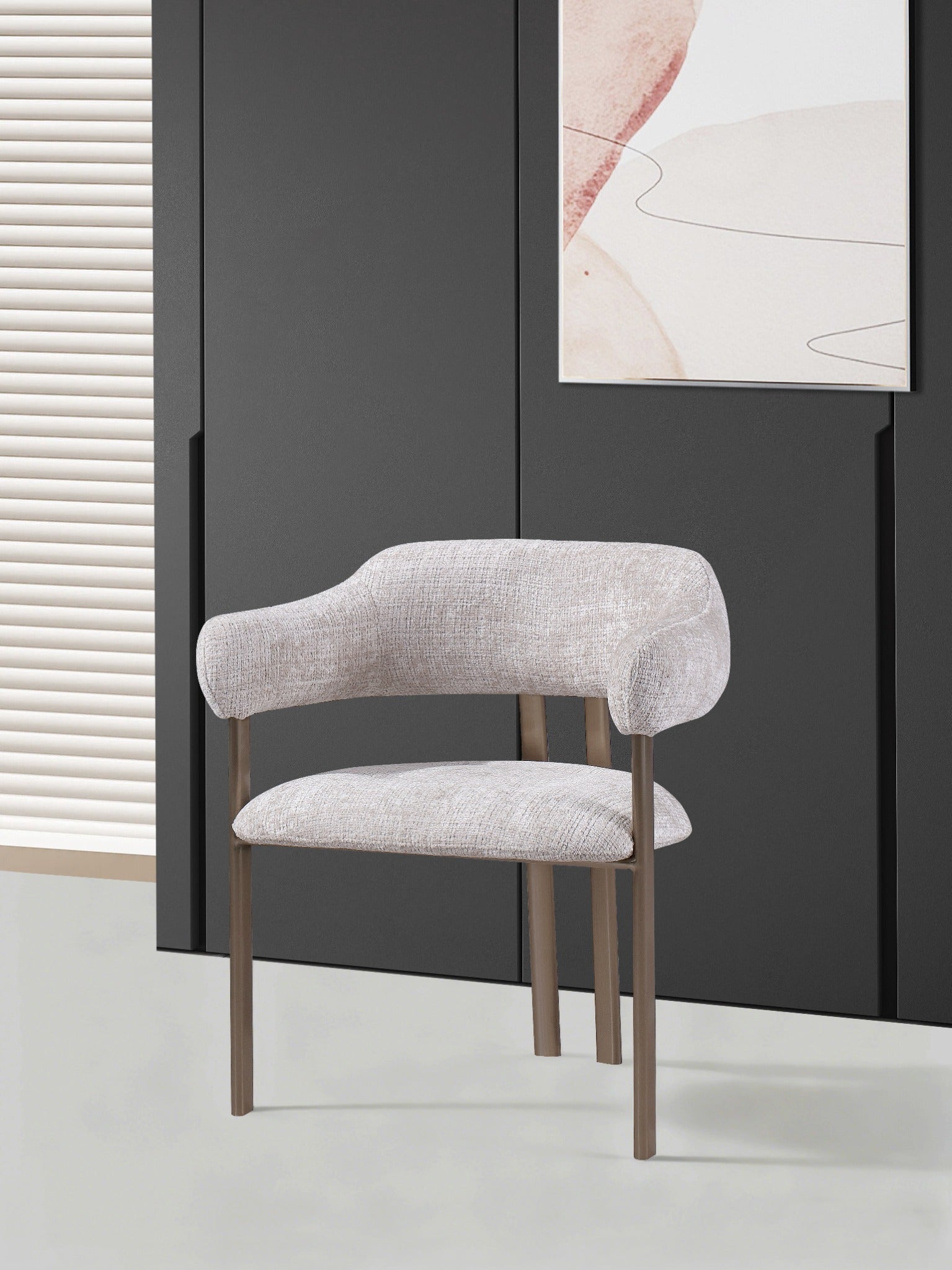 Arcline Gold Chair Chairs| AlRugaib Furniture