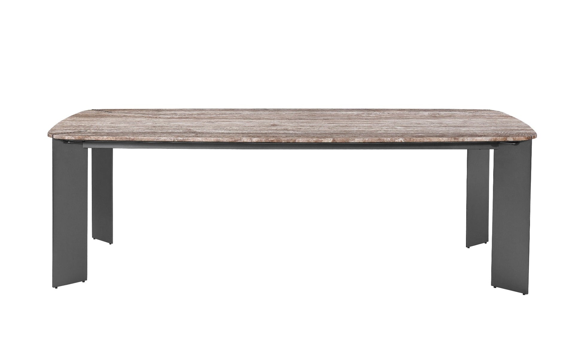 Arcline Grey Dining Table – 240 cm (8 Seater) Dining Tables| AlRugaib Furniture