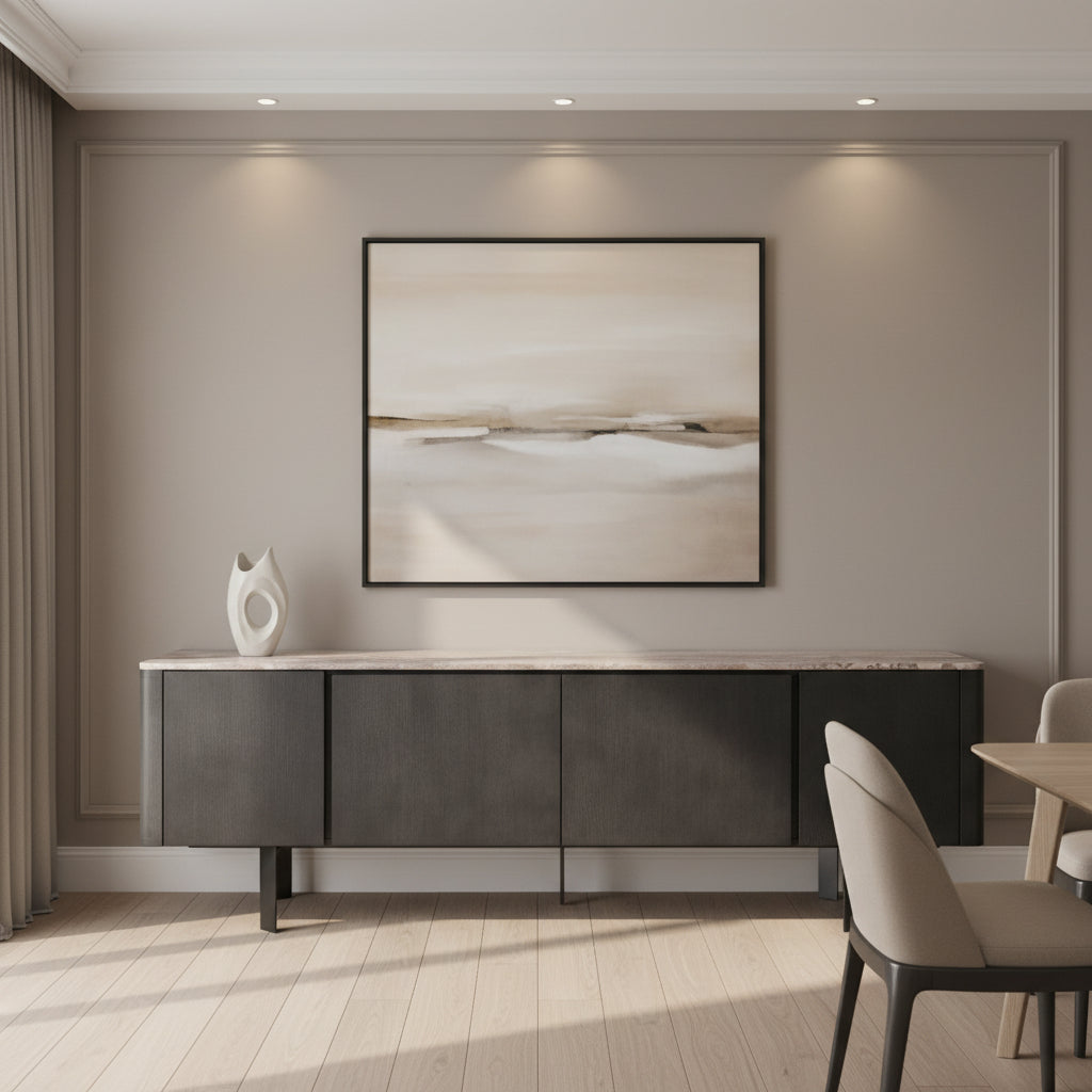 Arcline Grey Sideboard Consoles & Sideboards| AlRugaib Furniture