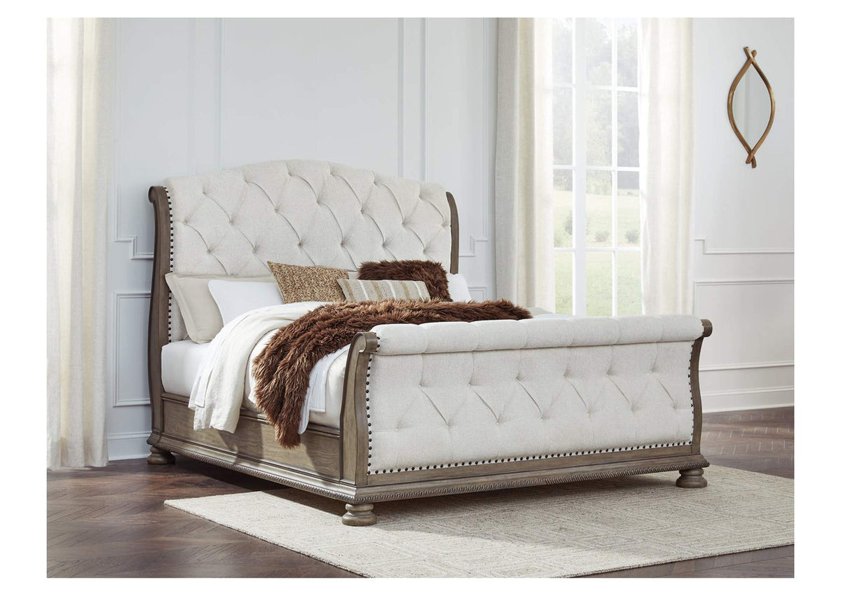 Ardenfield Queen Upholstered Sleigh Bed Beds| Ashley Homestore