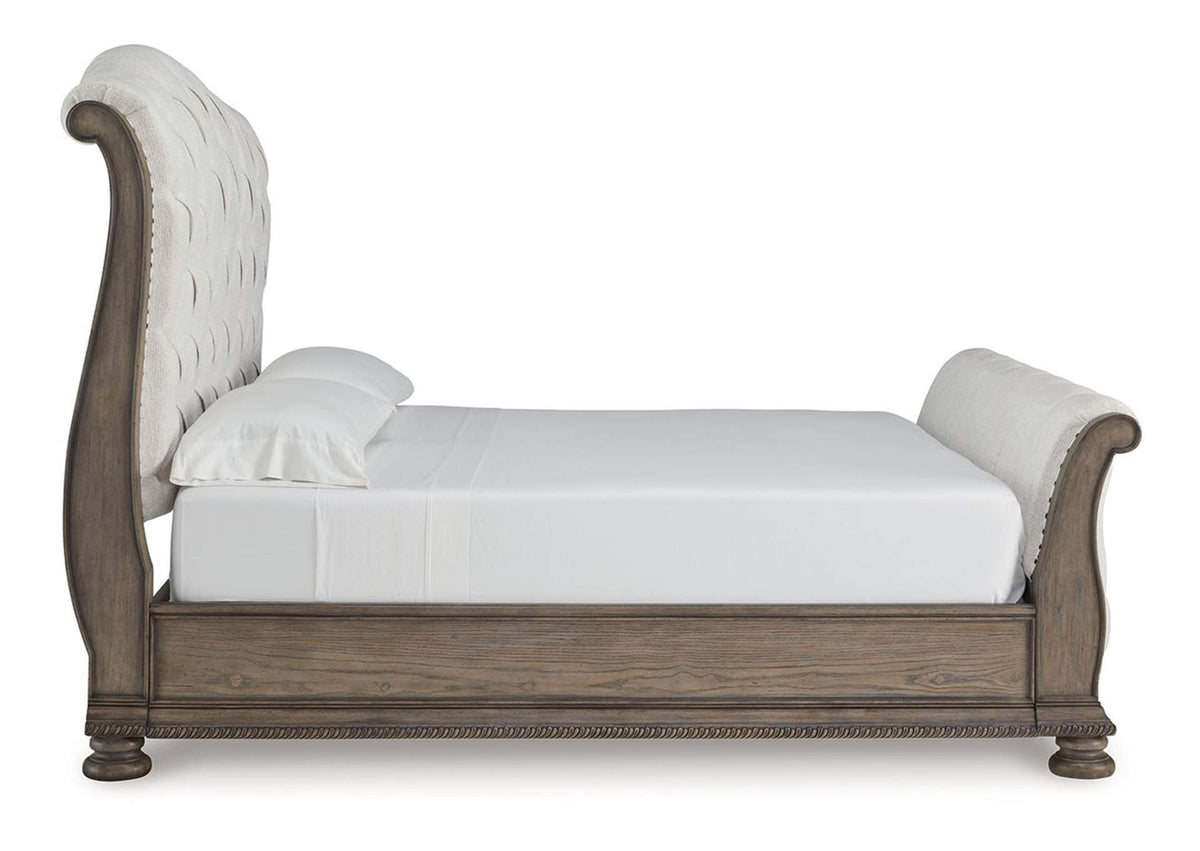 Ardenfield Queen Upholstered Sleigh Bed Beds| Ashley Homestore