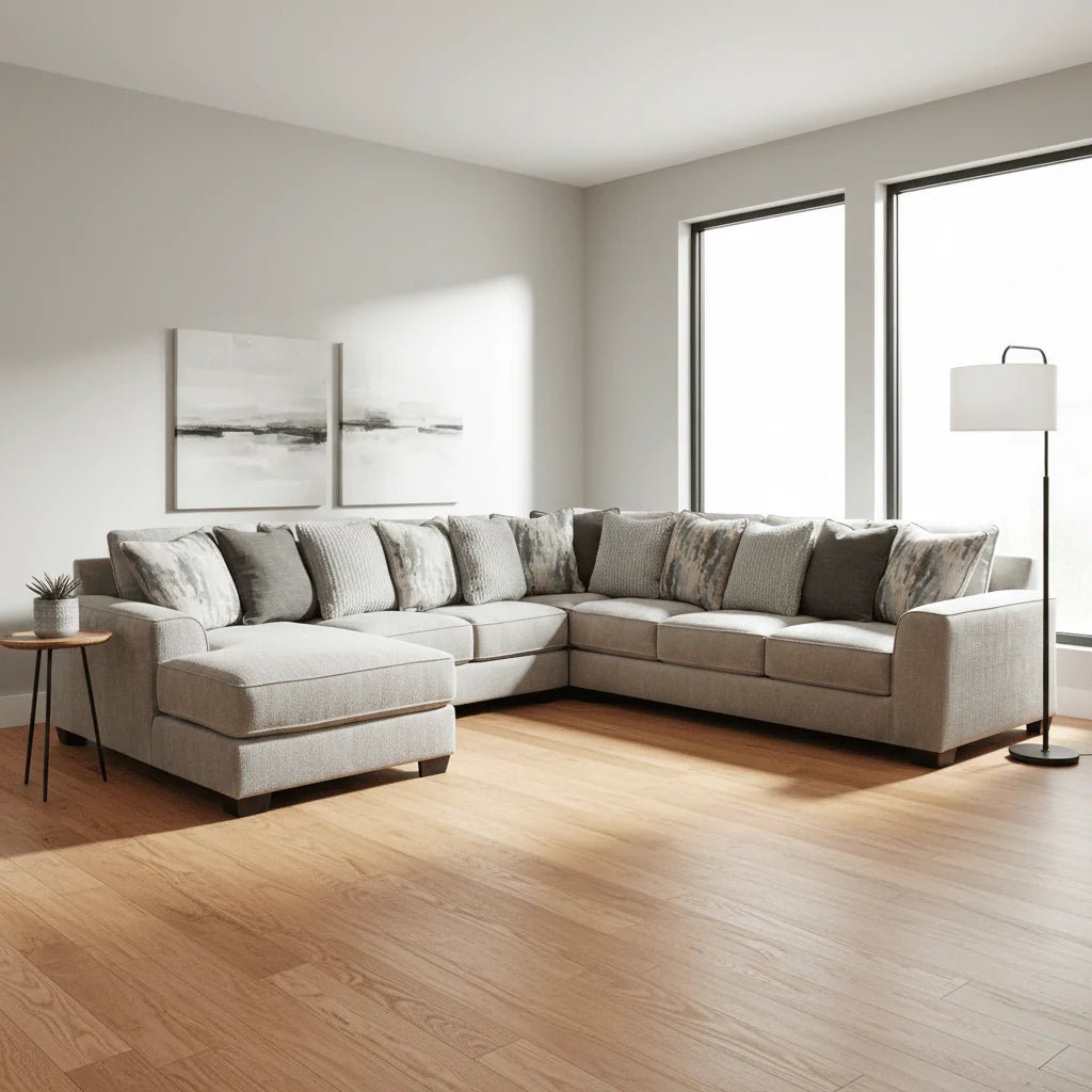 Ardsley 4-Piece Sectional with Chaise with Free Tulen Recliner Sectionals| Ashley Homestore