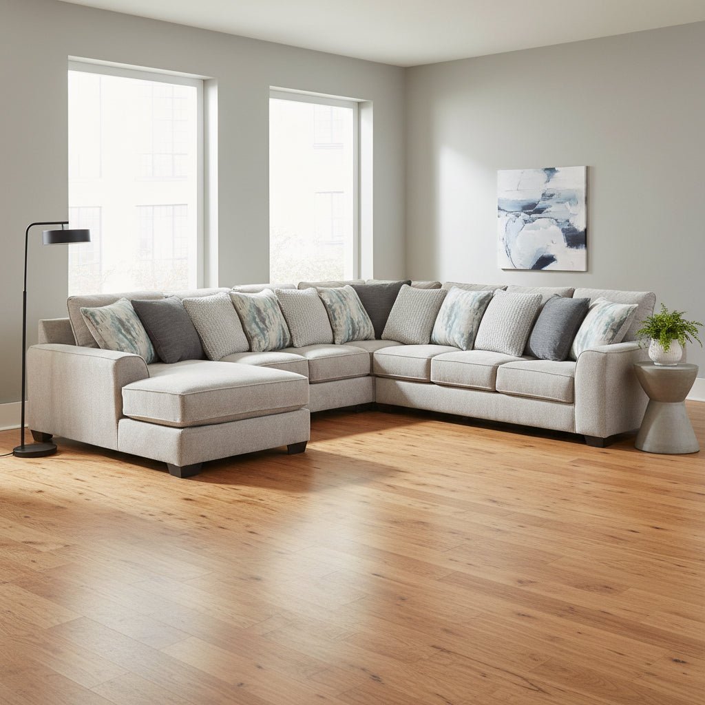 Ardsley 5-Piece Sectional with Chaise with Free Tulen Recliner Sectionals| Ashley Homestore