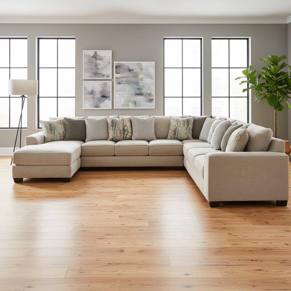 Ardsley 5-Piece Sectional with Chaise with Free Tulen Recliner Sectionals| Ashley Homestore