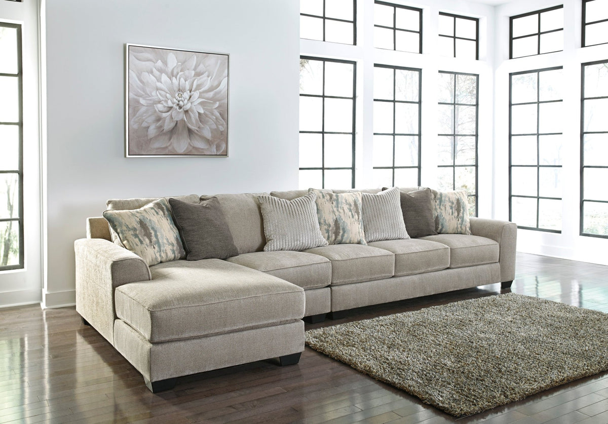 Ardsley 5-Piece Sectional with Chaise with Free Tulen Recliner Sectionals| Ashley Homestore