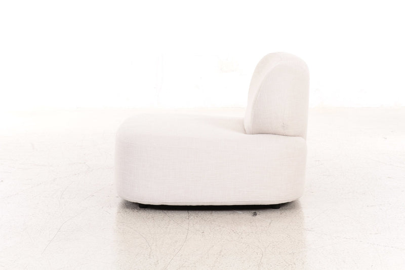 Arena White Accent Chair - Al Rugaib Furniture