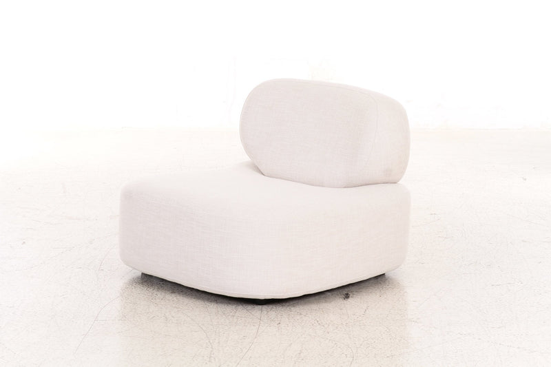 Arena White Accent Chair - Al Rugaib Furniture