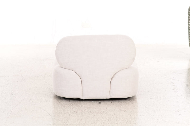 Arena White Accent Chair - Al Rugaib Furniture