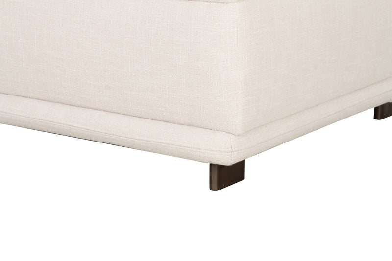 Arena White Armless Chair - Al Rugaib Furniture