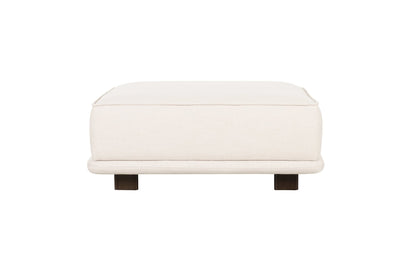 Arena White Ottoman - Al Rugaib Furniture