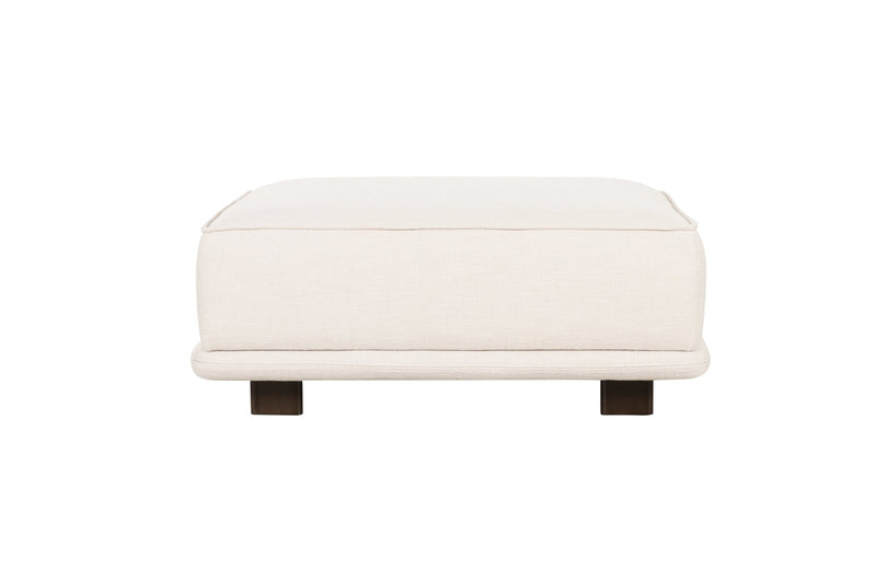 Arena White Ottoman - Al Rugaib Furniture