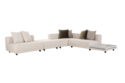 Arena White Sectional - Al Rugaib Furniture