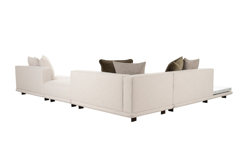 Arena White Sectional - Al Rugaib Furniture