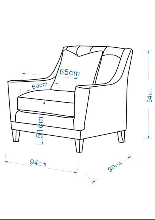 Aria Beige Chair - Al Rugaib Furniture