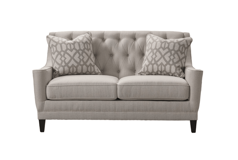 Aria Beige Loveseat - Al Rugaib Furniture