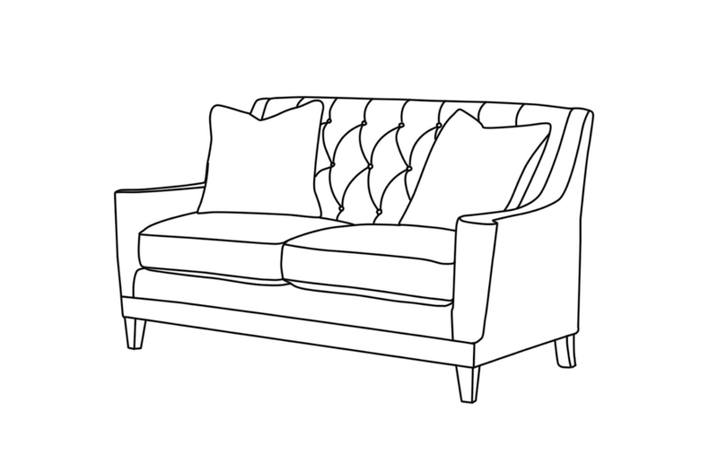 Aria Beige Loveseat - Al Rugaib Furniture