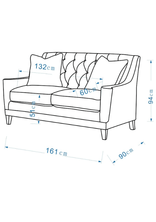 Aria Beige Loveseat - Al Rugaib Furniture