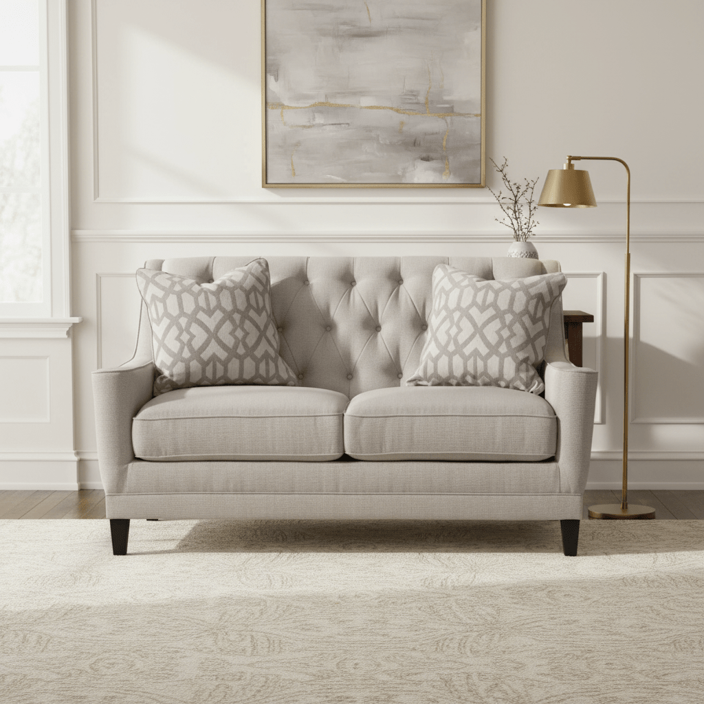 Aria Beige Loveseat Sofas & Loveseats| Roots Furniture