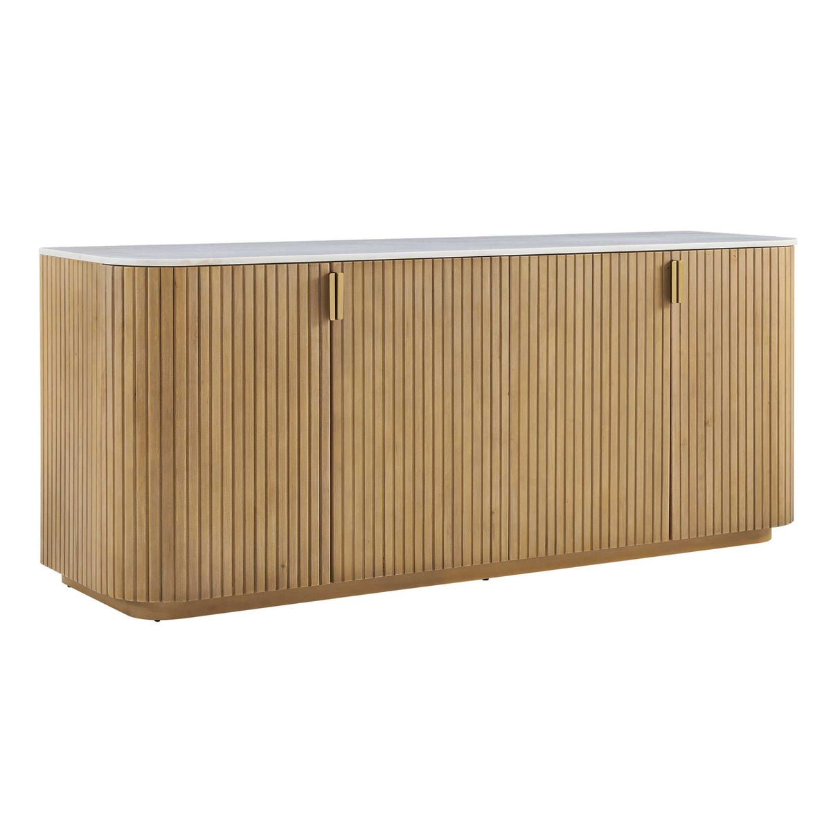 Arik 4 Door Walnut Cabinet Cabinets & Chests| Uttermost