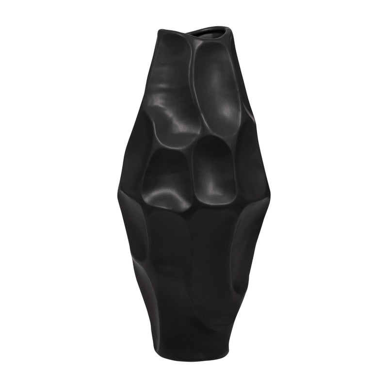 Arleta Large Black Vase - Al Rugaib Furniture