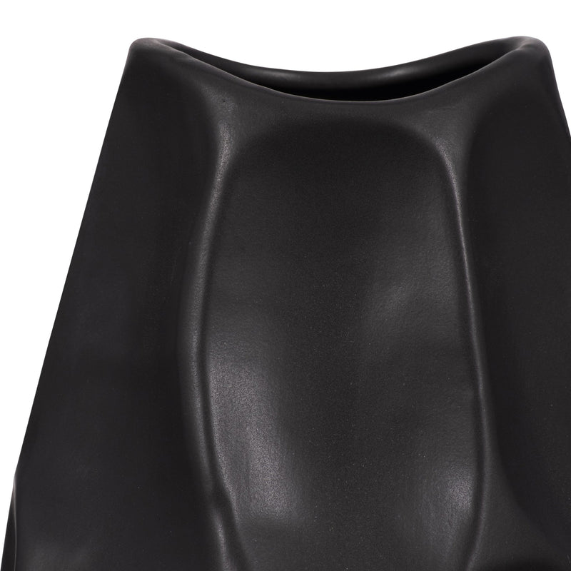 Arleta Large Black Vase - Al Rugaib Furniture