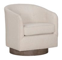 Arlo Easy Clean Swivel Chair - Al Rugaib Furniture