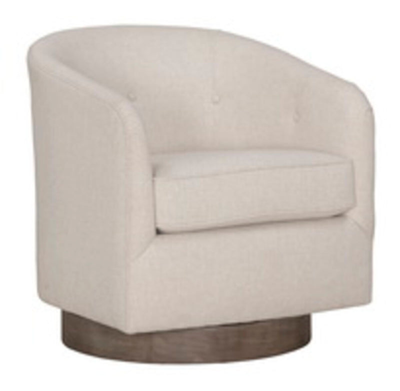 Arlo Easy Clean Swivel Chair - Al Rugaib Furniture