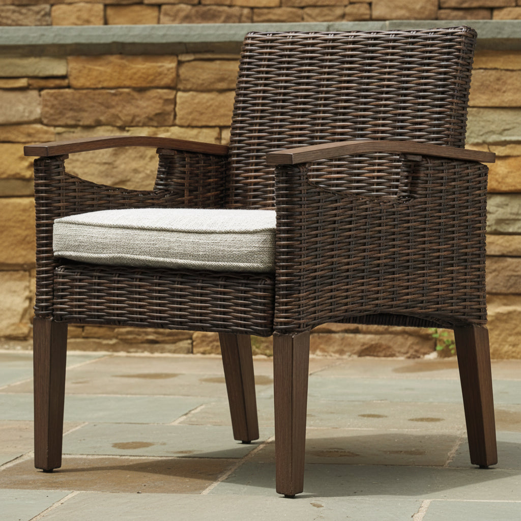 ARM CHAIR WITH CUSHION Outdoor Chairs| Ashley Homestore