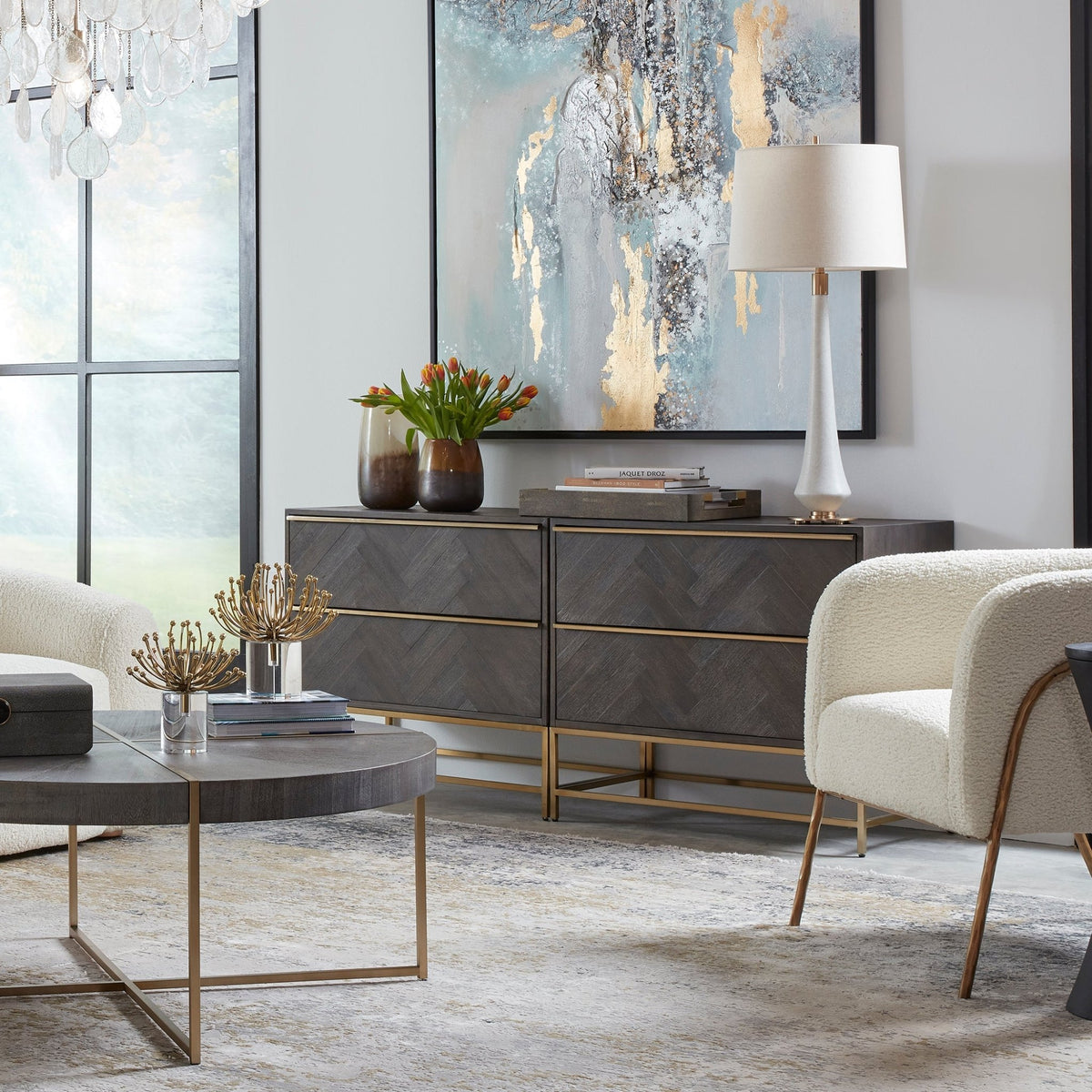 Armistead 2 Drawer Chest Cabinets & Chests| Uttermost