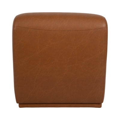 Armless Accent Chair, Brown - Al Rugaib Furniture