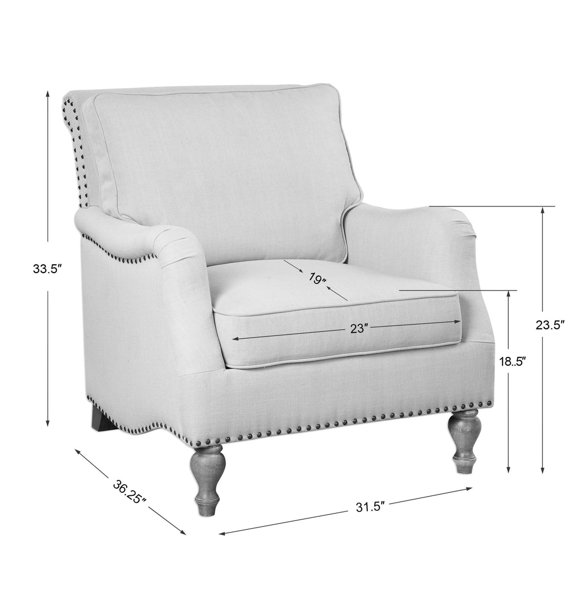 Armstead Armchair Chairs| Uttermost