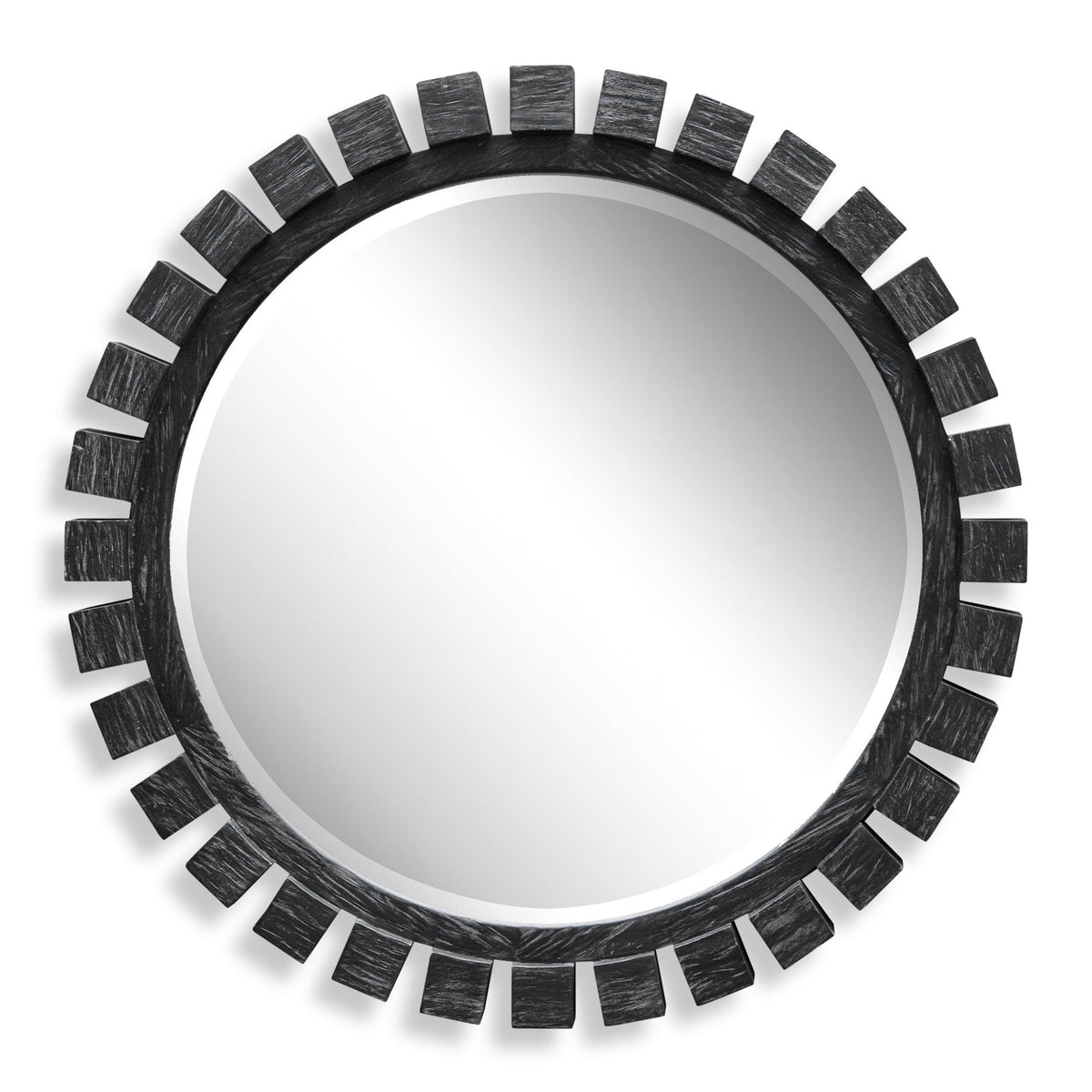 Around The Block Mirror - 40 Ebony Table Decors| Uttermost