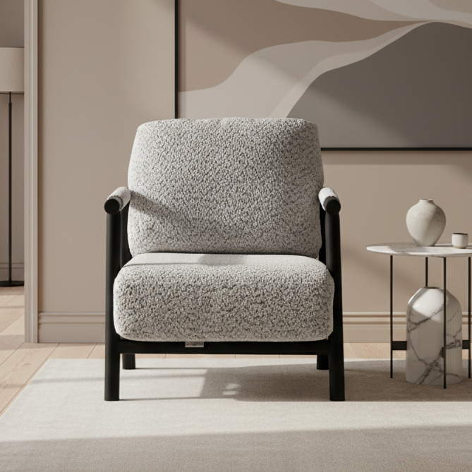 Arsenio Grey Accent Chair Chairs| Roots Furniture