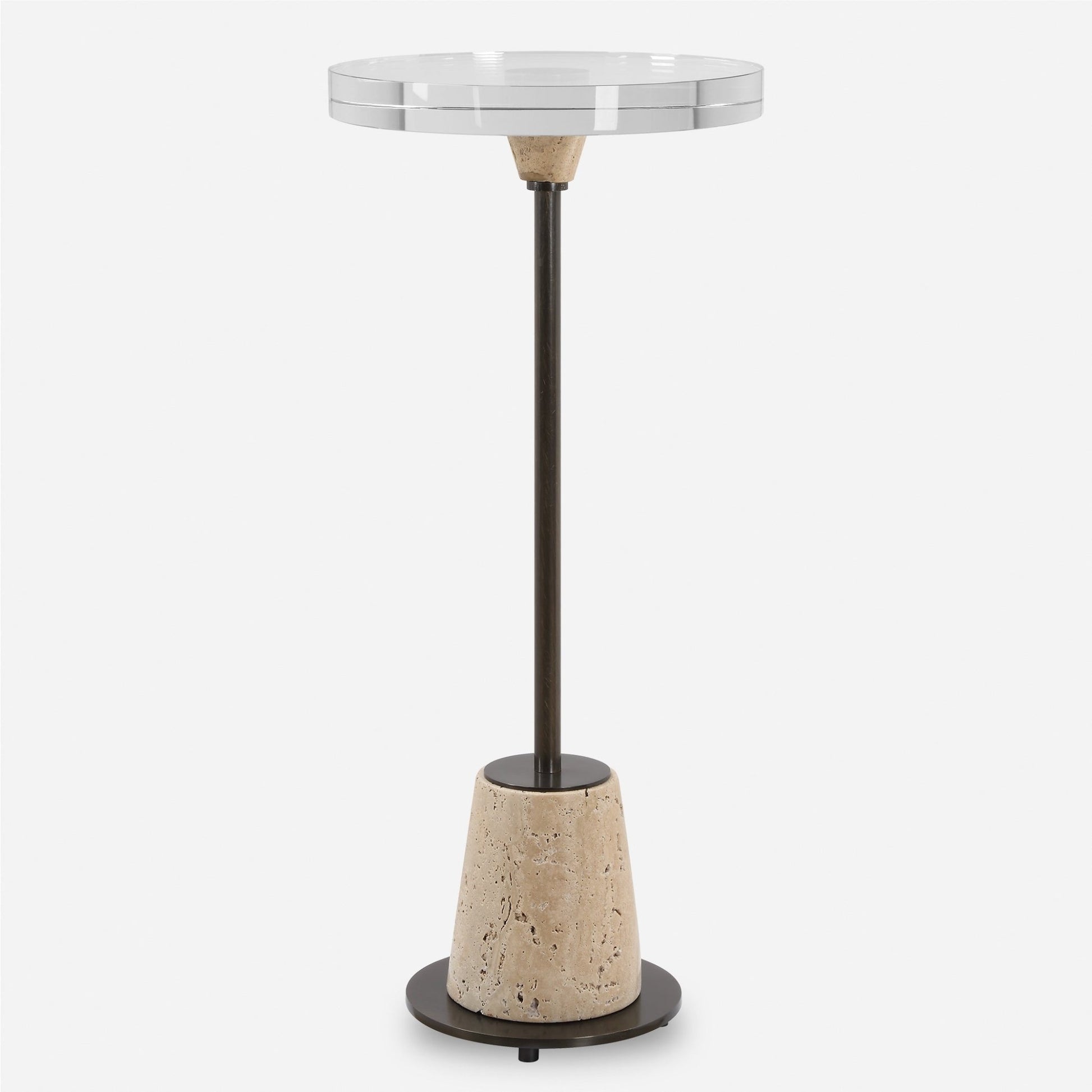Arthur Crystal Drink Table Accent & End Tables| Uttermost