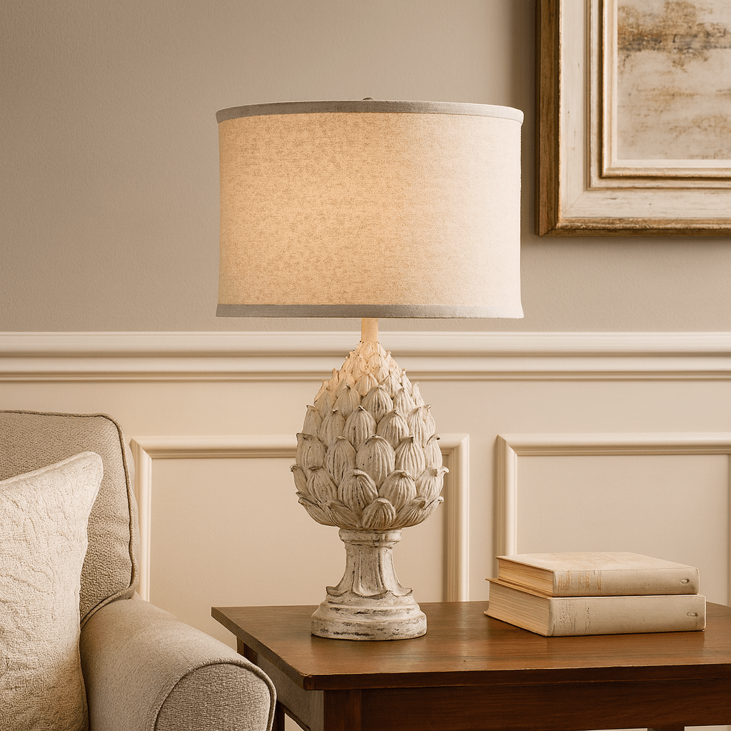 31.5" Artichoke Finial Table Lamp Table Lamps| Crestview