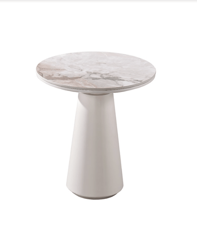 Artifical Mrable Top Side Table - Al Rugaib Furniture