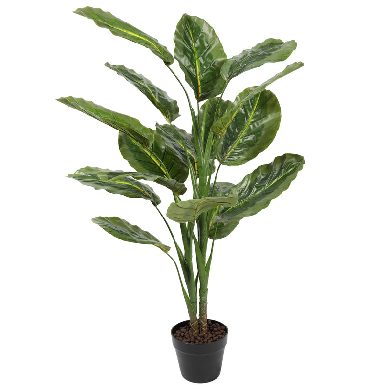 Artificial Calathea Green Plant 120CM Light Green - Al Rugaib Furniture