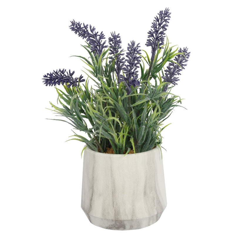 Artificial Lavender Bonsai Indoor with Plastic Pot - Al Rugaib Furniture