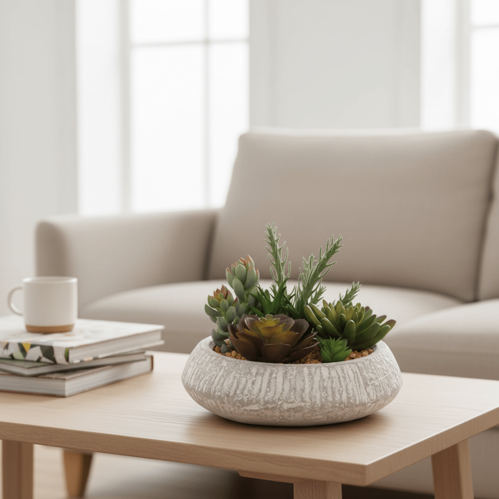 Artificial Succulent Plants In Pots 16.7CM Plants| Roots Furniture