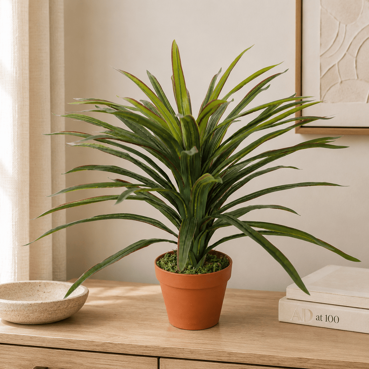 Artificial YUCCAS 58CM 60 Leaves Plants| Roots Furniture